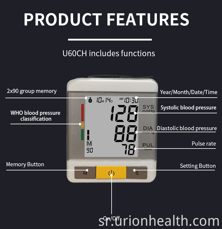 Automatic Wrist Blood Pressure Monitor